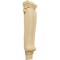 Ekena Millwork 6 1/4"W x 3"D x 22"H Large Traditional Pilaster Corbel, Alder CORW06X03X22PTAL - alternate 1